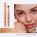 Natural Waterproof Freckles Pen Makeup Tool - Lifelike Dot Spot Stamp for Cosmetic Use