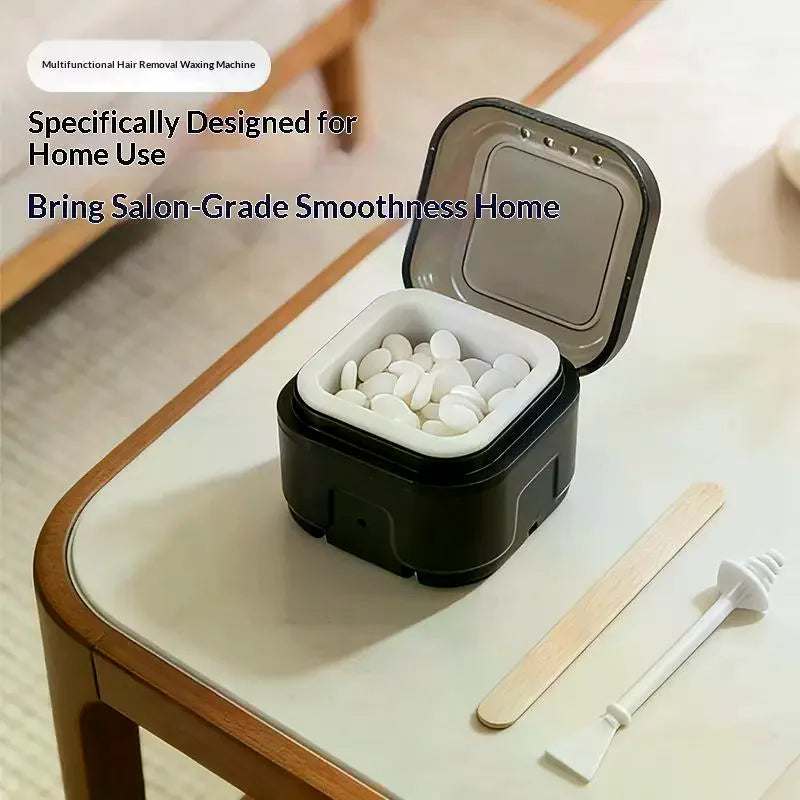 Mini Wax Heater Kit with Silicone Bowl for Hair Removal & Nose Ear Waxing