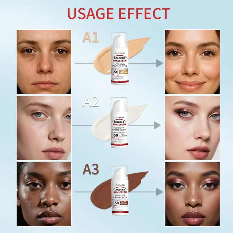 Broad Spectrum SPF 50 Tinted Sunscreen with Hydrating & Skin-Friendly Formula