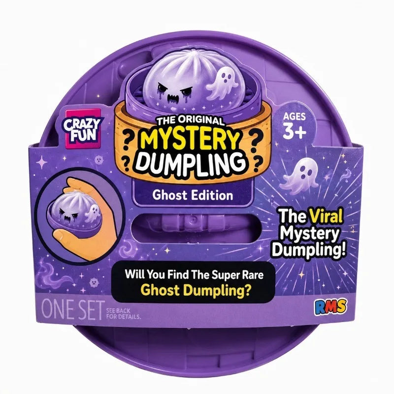 Halloween Ghost Dumpling Squeeze Toy Soft Sticky Anxiety Relief Home Decor Gift