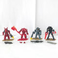 Mini Action Figures Set - Banished Phantom Spartan Griffin Brute & More, 2-Inch Collectible Toys (4 Pack)