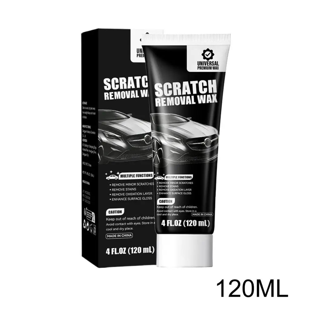 Car Scratch Remover Wax Paste - 120ml Auto Paint Repair & Polishing