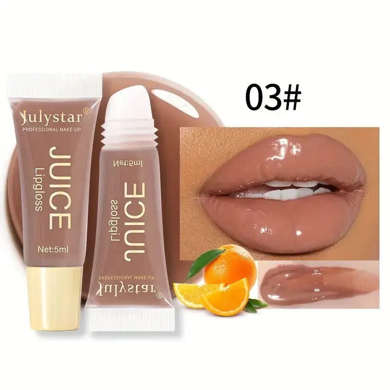 Watery Clear Lip Oil & Lip Gloss Set Moisturizing & Smoothing Lip Care