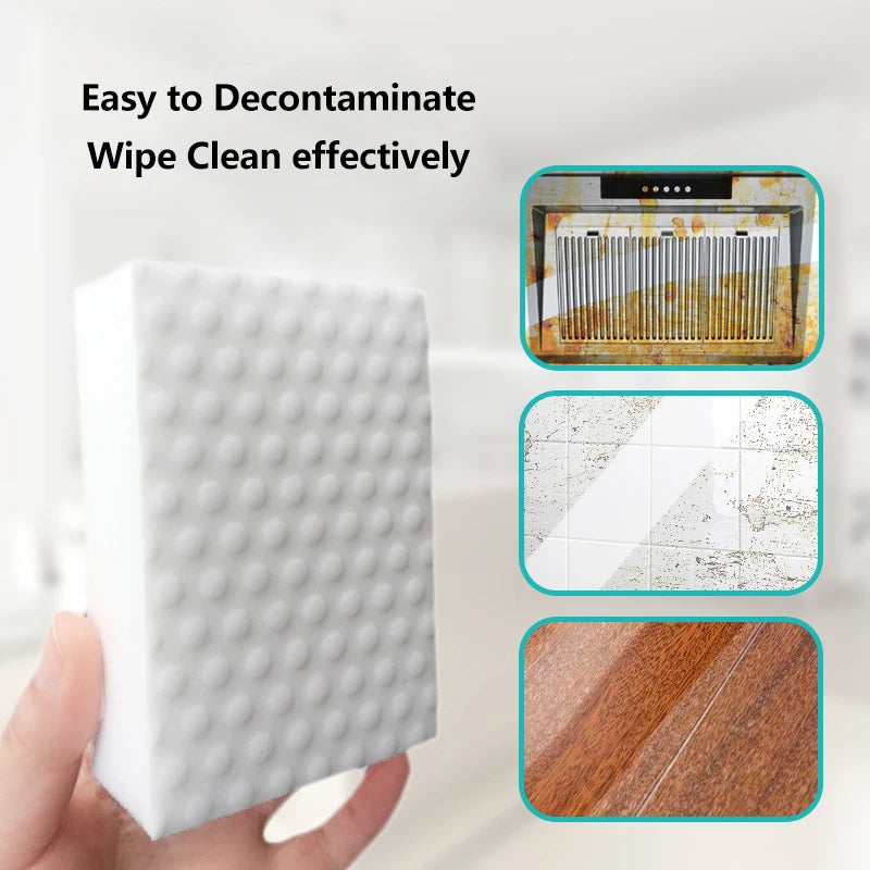 Multi-Function Melamine Sponge Cleaning Tools Set - Compressed Magic Sponges