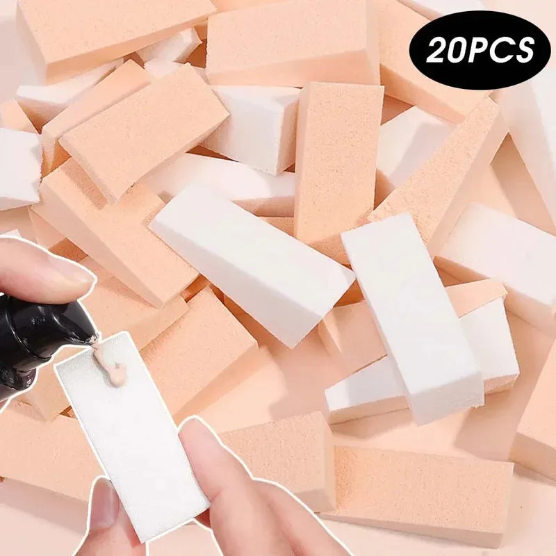 Dual-Use Triangle Makeup Sponge Set for Foundation Concealer & Blending - Multiple Colors