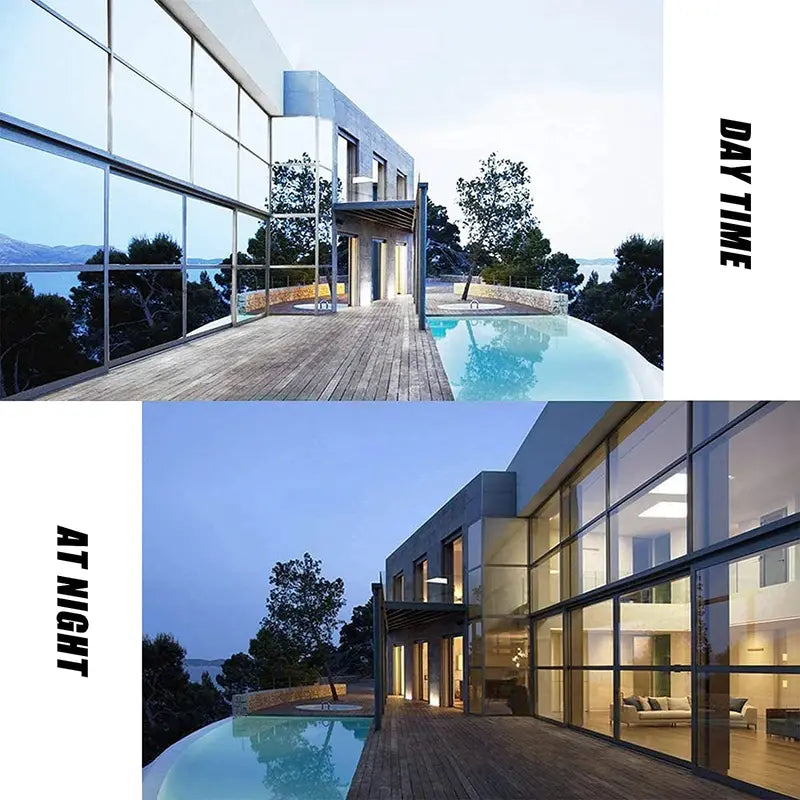 One Way Window Film Mirror Effect Tint for Privacy Heat Control UV Protection