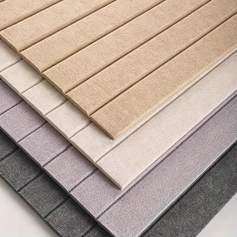 30x30cm Decorative Felt Wall Panels Set - Self-Adhesive Hole Filling Boards for Home Decor