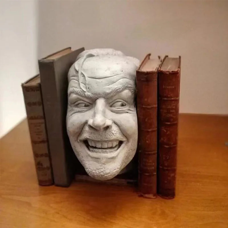 Halloween Johnny's Book Stall Decorations Home Courtyard Face Simulation