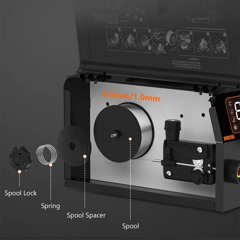 3-in-1 MIG TIG MMA Semi-Automatic Welding Machine 220V Inverter Welder