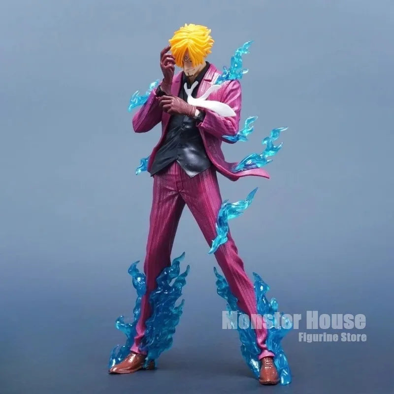 24cm Anime ONE PIECE Sanji PVC Action Figure - Diable Jambe Collectible Statue