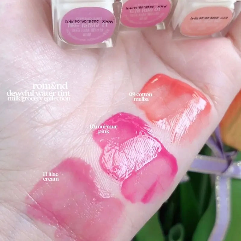 Hydrating Lip Gloss Water Tint - Sheer, Glossy, Korean Makeup Collection