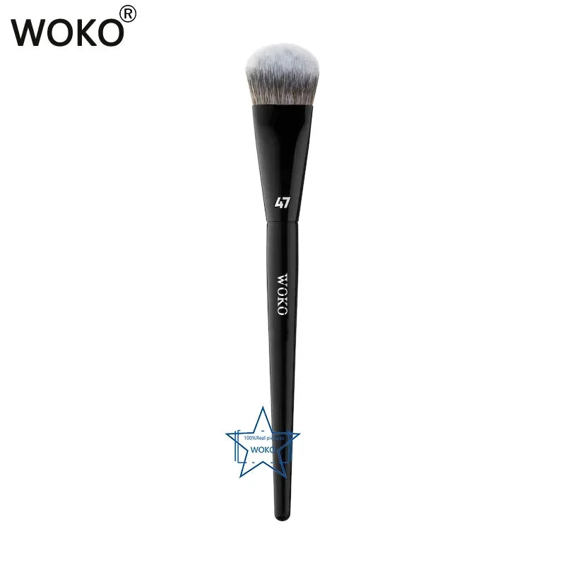Pro 70 Big Foundation Makeup Brush - Chubby Synthetic Face Contour Tool