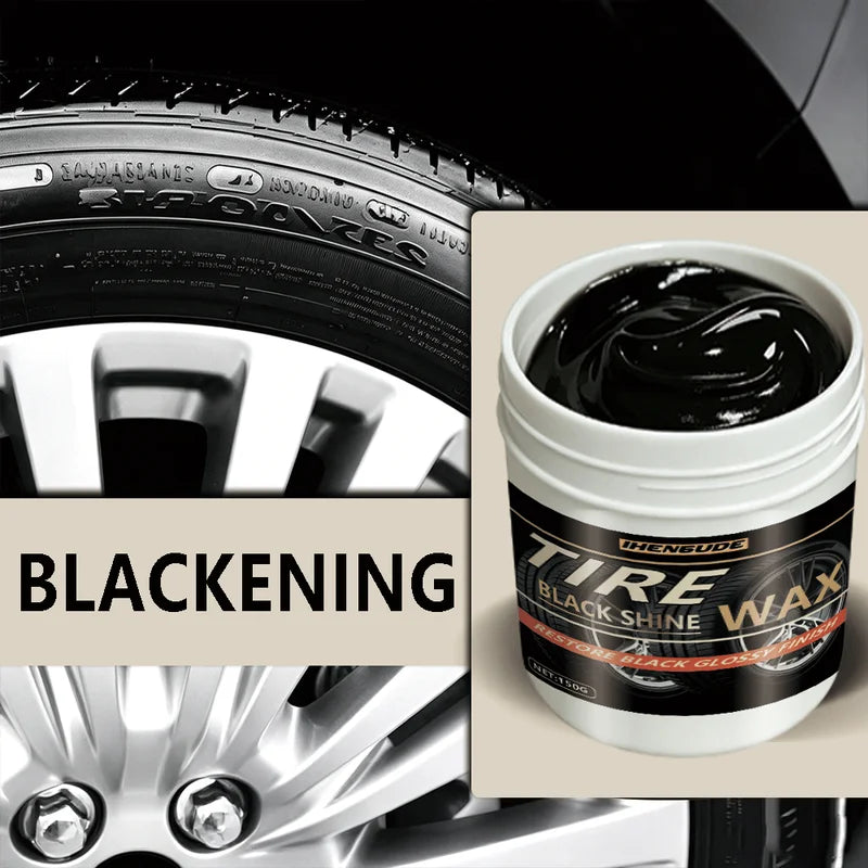 High Gloss Tire Wax - Long-Lasting Car Tire Shine & Protection