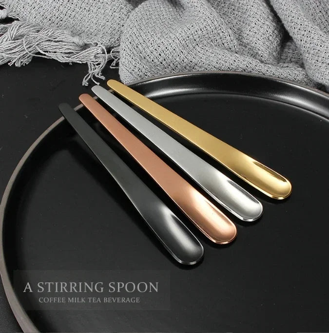 Stainless Steel Coffee Spoon Set - Small Espresso & Dessert Flatware