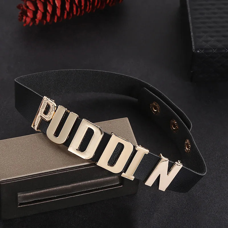 Harleen Quinzel Puddin Cosplay Choker Necklace Halloween Costume Accessory