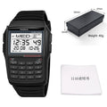 Multifunctional Men's Digital LED Sports Watch with Calculator - Luxury Style