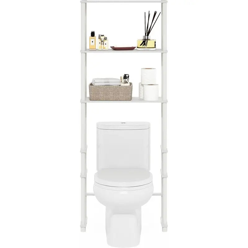 Over The Toilet Storage Organizer with 3 Shelves, Space Saver Bathroom Rack