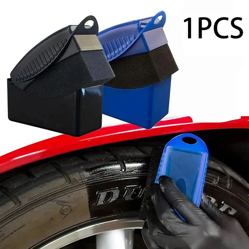 Car Tire Polishing Wipe Pad Set for Waxing & Cleaning - Durable Sponge Applicators