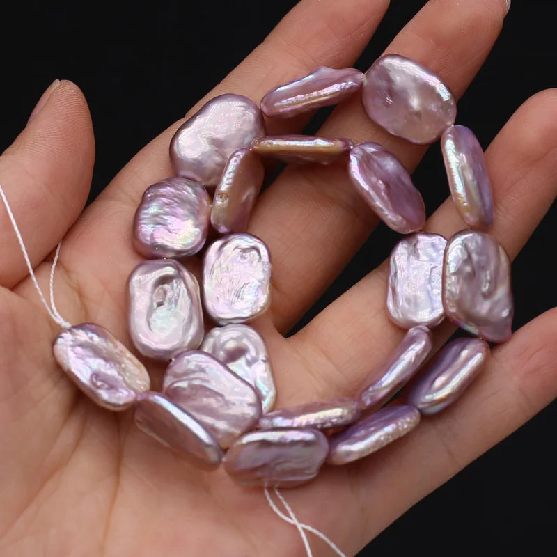 Natural Freshwater Baroque Pearl Beads for Jewelry Making 15x18mm Loose Beads