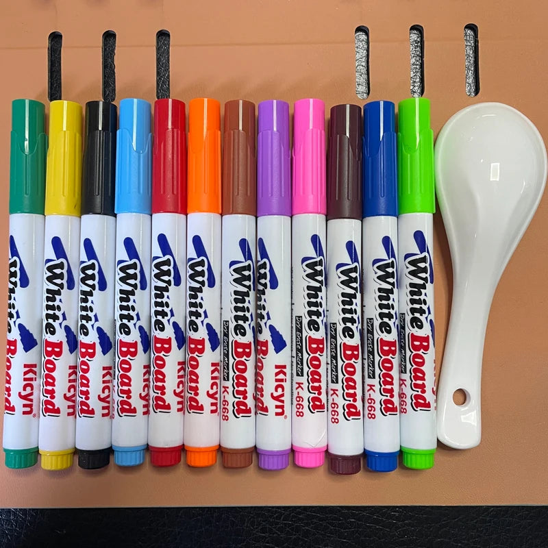 Colorful Water Painting Pen Set Floating Ink Water Pens for Kids Montessori Education