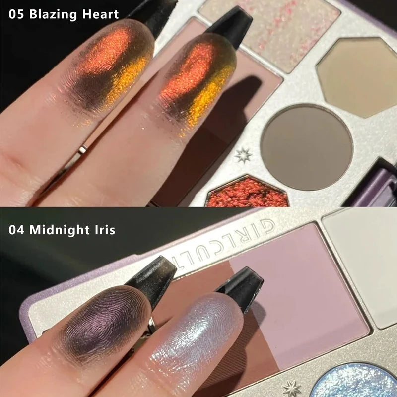 Multi-Purpose Face Palette with Fine Powder Texture - Sculpt & Highlight - 3 Color Variants
