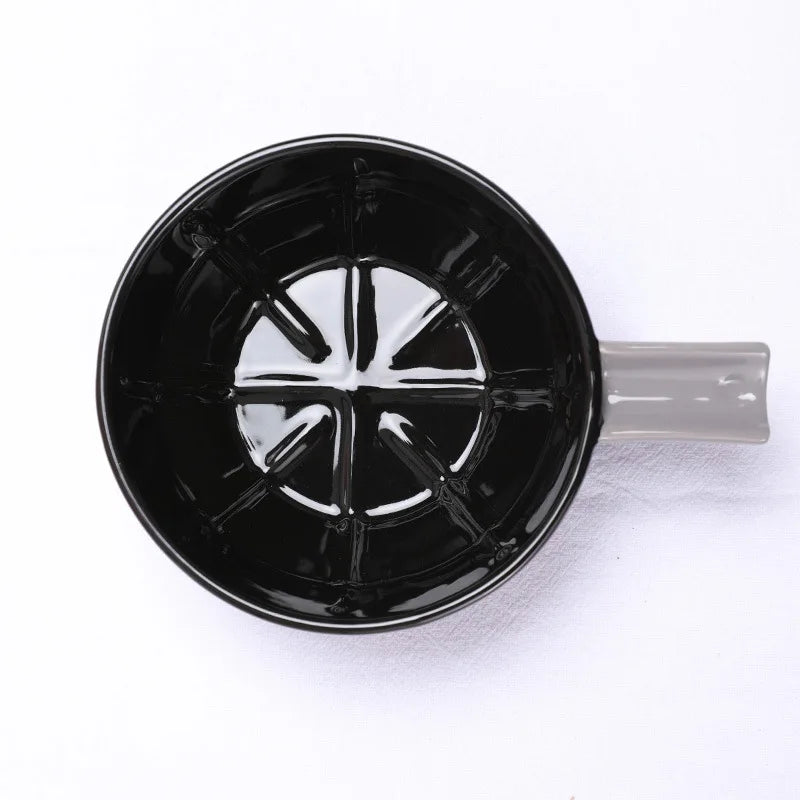 Shaving Bowl with Brush Holder - Wet Shaving Foam Soap Dish & Tool