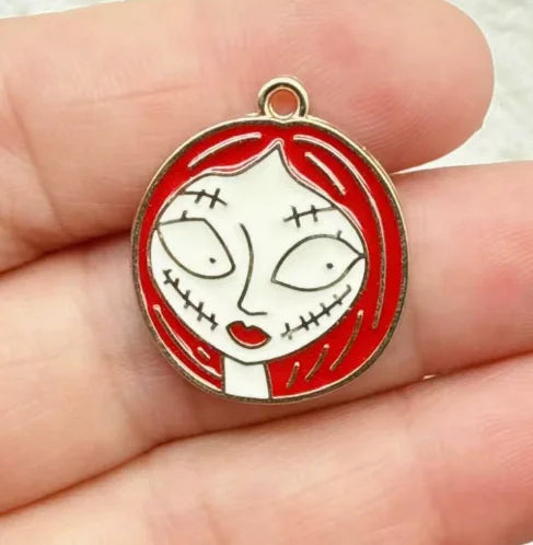 10 pcs Enamel Halloween Charms for Jewelry Making DIY Crafts & Gifts