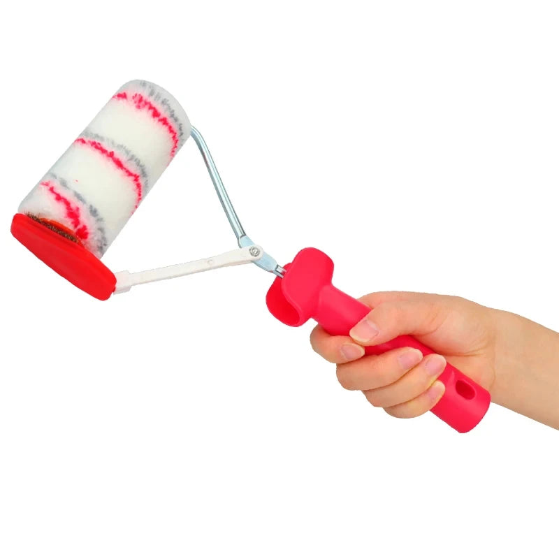 Multifunctional 4-Inch Wall Paint Brush Corner Drum Tackle Roll Decorative Tool