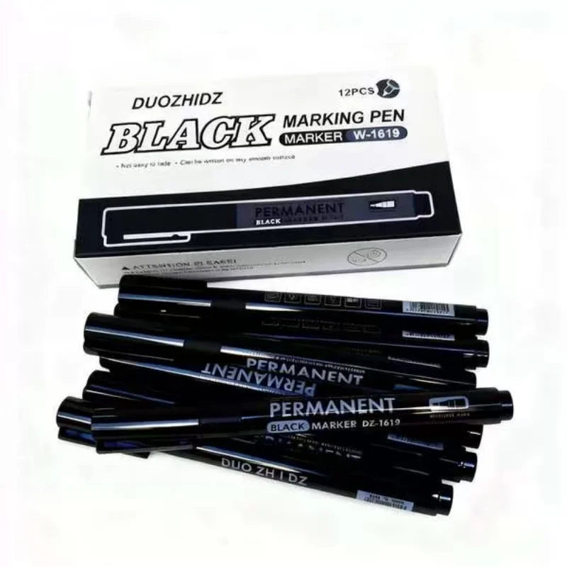 Waterproof Metal Paint Markers Set for Art, Fabric, Leather, Wood - 3/6PCS