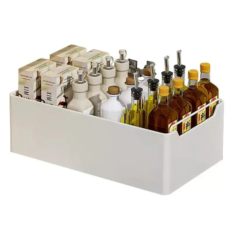 Kitchen Storage Rack with Pull-Out Drawer and Slide Rails – Cabinet Organizer for Spices and Kitchen Items