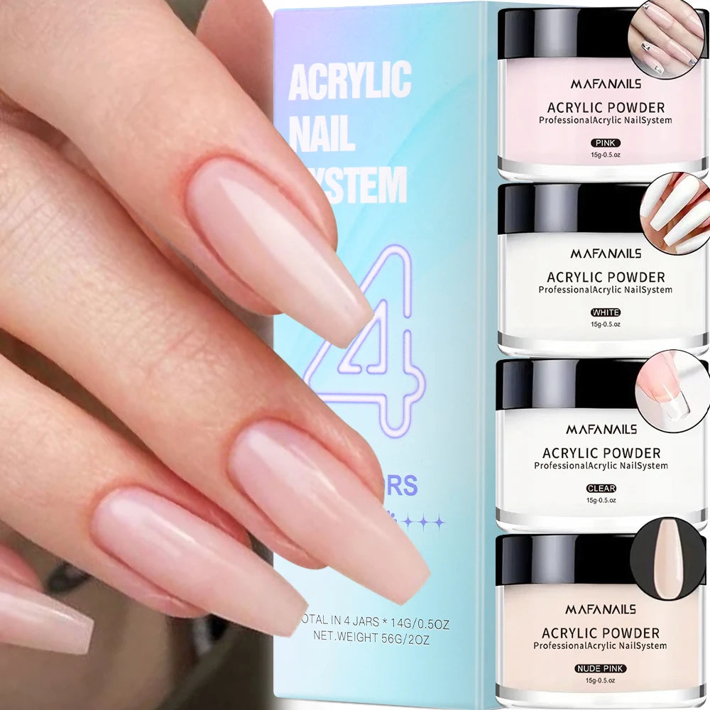 Professional Nail Kit Set with Acrylic Powder & Gel Manicure Tools
