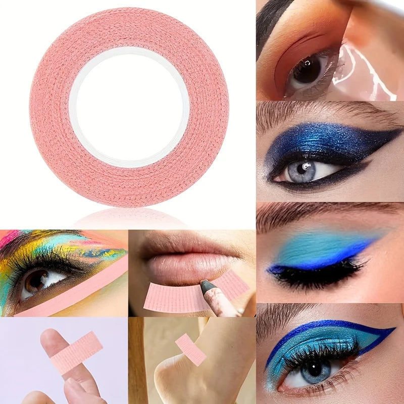 Eyeshadow Makeup Tape Set with Stickers and Protectors – 50 Pcs, Multiple Colors