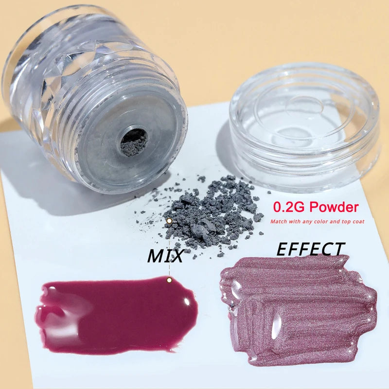 Velvet Cat Eye Magnetic Powder for Nail Art Chrome Pigment DIY Decoration