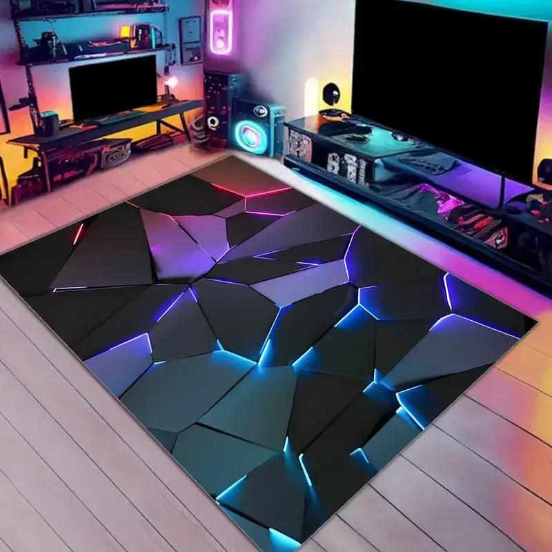 Gamer Game Controller Pattern Rug for Bedroom Living Room Indoor Outdoor Decor