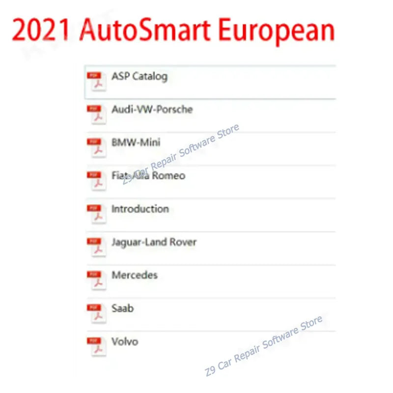 AutoSmart 3 E-Book Set for Asian, European & Domestic Cars - Repair Manual PDFs