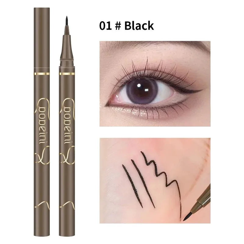 Waterproof Long-Lasting Eyeliner Pen for Smudge-Proof Eye Makeup - Multiple Colors