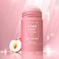 Facial Mask Stick Green Tea Honey Peach Pore Cleansing & Moisturizing Mud Film