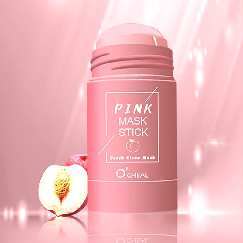 Facial Mask Stick Green Tea Honey Peach Pore Cleansing & Moisturizing Mud Film