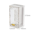 Rectangular Transparent Tissue Box Wall Mount Bathroom Storage Napkin Holder