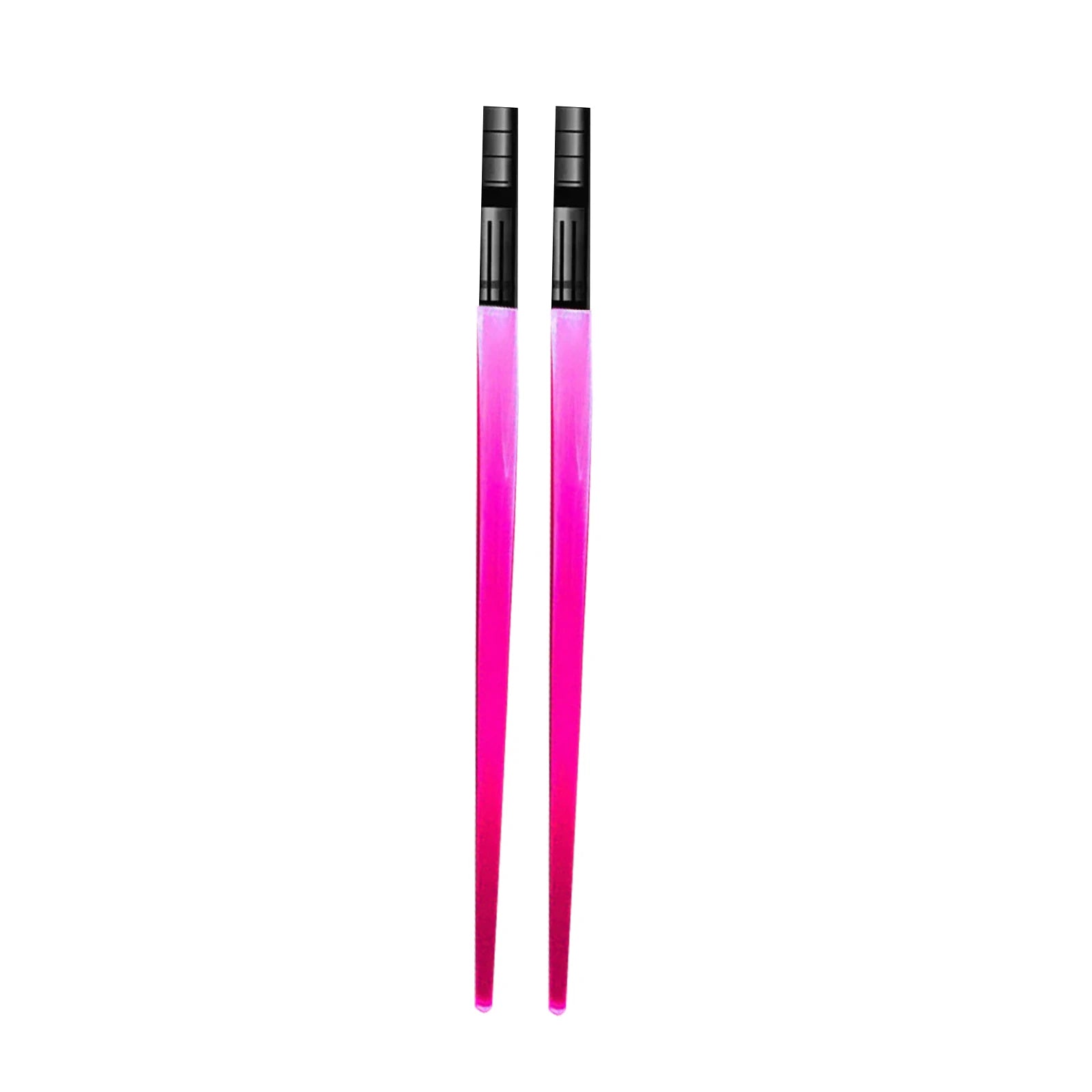 Glow LED Light Saber Chopsticks for Parties and Events - Colorful Light-Up Cutlery Set