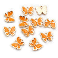 20pcs Butterfly Charms Pendant Enamel Alloy Jewelry Making Accessories