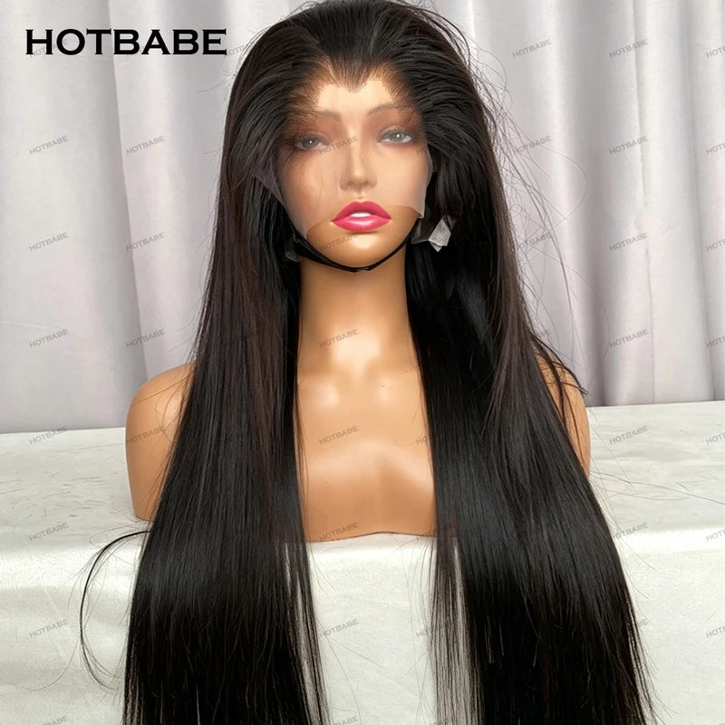 Glueless Human Hair Wig with HD Lace Frontal Preplucked Silky Straight 13x6 400 Density