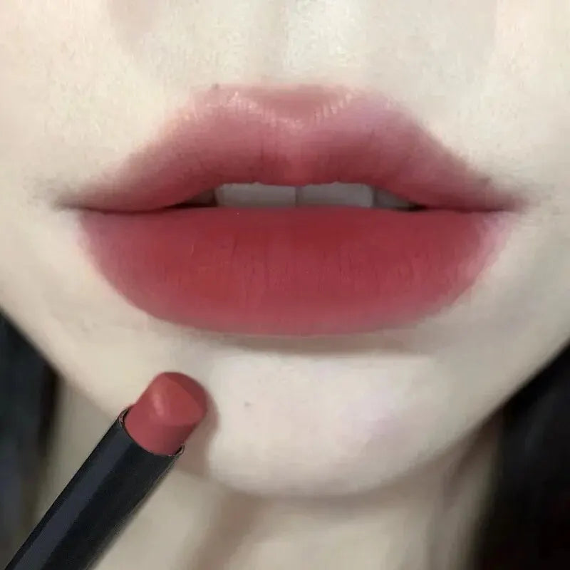Waterproof Lip & Cheek Matte Lipstick - Long-Lasting, Fades Resistant, Dual Use