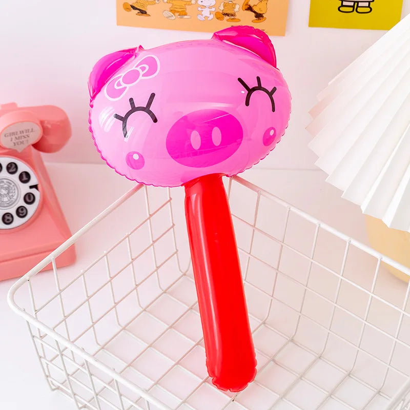 10-Piece Animal Inflatable Hammer Set for Pool & Beach Toys Kids Party Favors
