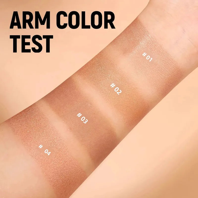 Matte Waterproof Body Bronzer Liquid Tanning Cream with Pearlescent Shine