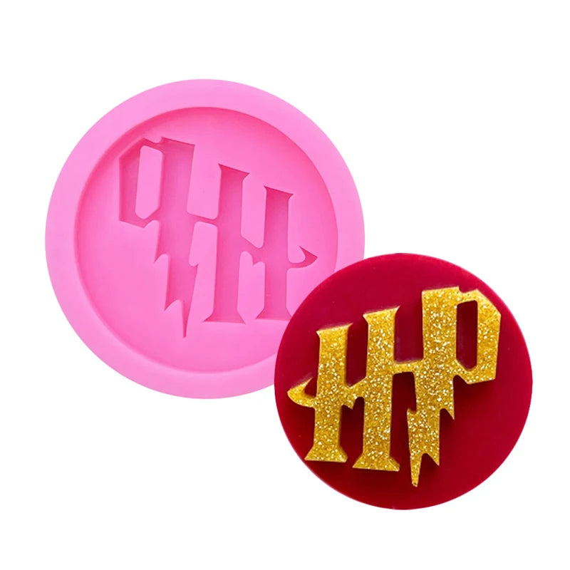 Halloween Letter Silicone Mold for Cake Decorating Sugarcraft and Chocolate