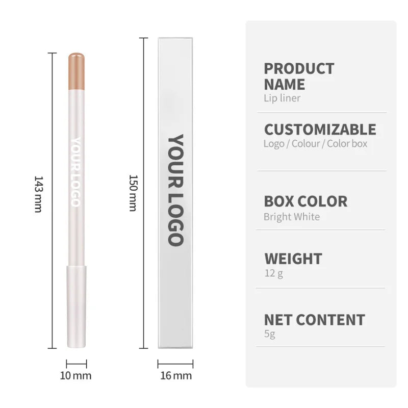 Vegan Eyeliner & Lip Liner Makeup Pencil Set - 26 Shades, Multi-Purpose, Lead-Free