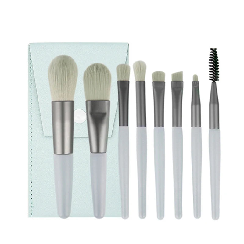 Soft Fluffy Makeup Brush Set - 13/8Pcs Cosmetics Foundation Blush Eyeshadow Kabuki Blending Tools