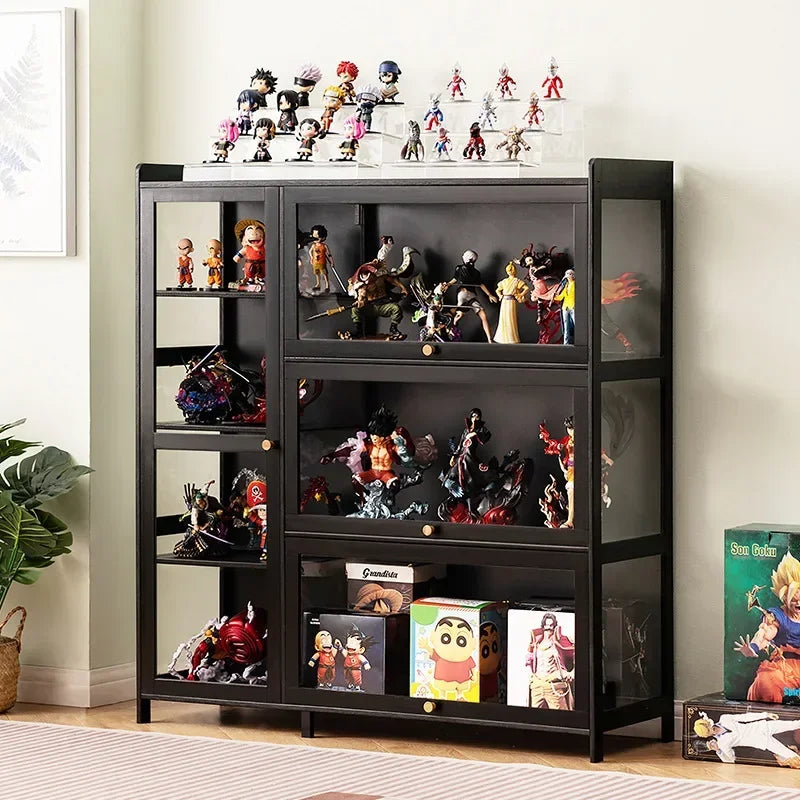 Acrylic Display Cabinet for LEGO Figures Toy Model Showcase Non-Glass Stand Multiple Colors