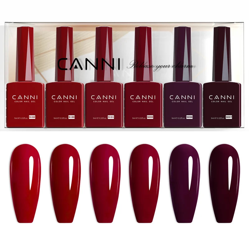 HEMA-Free Nail Gel Polish Kit - 9ml Color Set for UV & LED Manicure